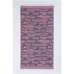Home, Etnik balık 3 kat jakarlı cotton peştamal
