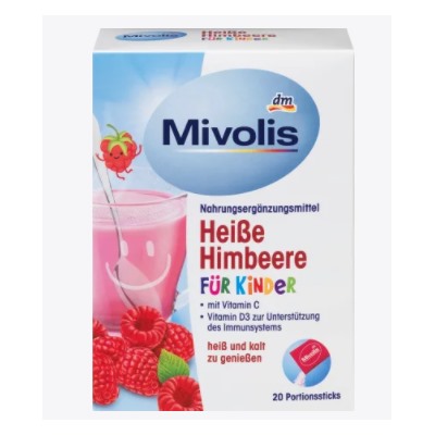 Heißgetränk Heiße Himbeere für Kinder, Portionssticks 20 St., 100 g
