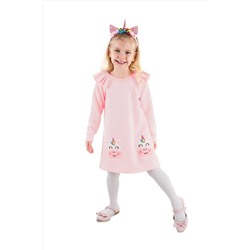 Denokids, Cowcorn Pembe Kız Çocuk Elbise