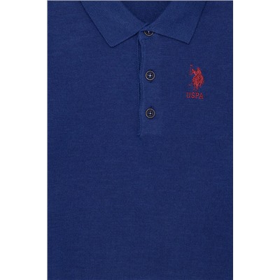 Erkek Çocuk Lacivert Polo Yaka Kazak