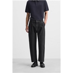 PANTALÓN DENIM PLIEGUES
