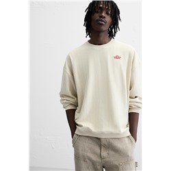 SUDADERA RAYAS BORDADO
