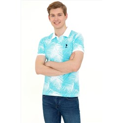 Erkek Turkuaz Polo Yaka Tişört