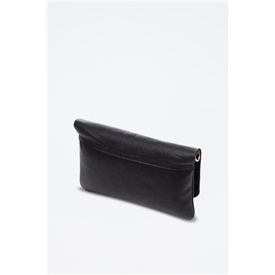 Bandolera de piel Aymavilles - Negro