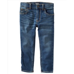 Knit-Like Denim Jeans - Space Indigo