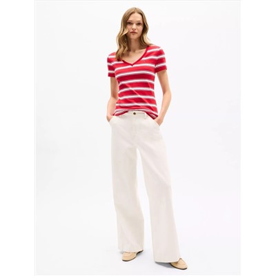 V-Neck Stripe Favorite T-Shirt
