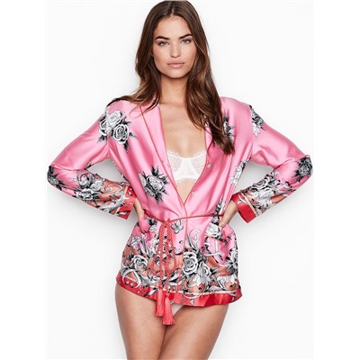 NEW! Satin Tie-Waist Top