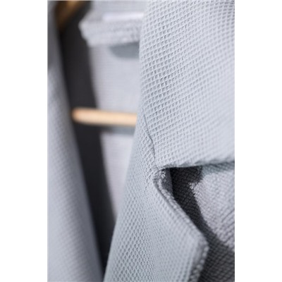 Carole Unisex %100 Pamuk Bornoz Set - Açık Gri - Lüks Koleksiyon