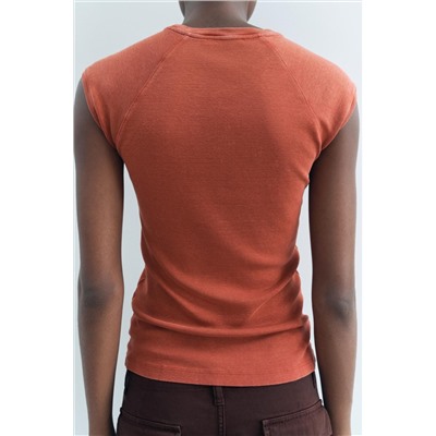 FADED COTTON T-SHIRT