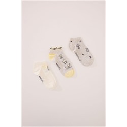 Pack 3 calcetines cortos Snoopy