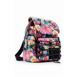 Mochila grande floral