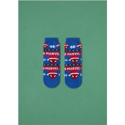 Stoppersocken mit weihnachtlichem Marvel-Motiv für Kinder