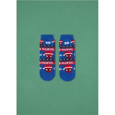 Stoppersocken mit weihnachtlichem Marvel-Motiv für Kinder