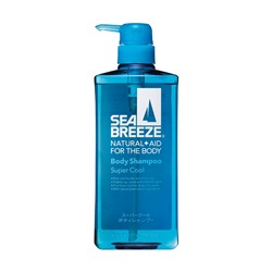 SHISEIDO SEA BREEZE Гель для душа мужской супер охлаждающий аромат мяты диспенсер 600мл