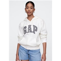 Relaxed Gap Logo Zip Hoodie