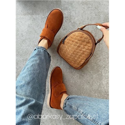 Ab.Zapatos 3316 New R • brandy+AB.Z · Pelle · mochila 421 (650) cuero - АКЦИЯ