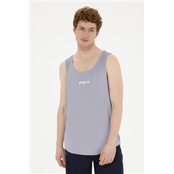 Erkek Regular Fit Bisiklet Yaka Gri Tişört