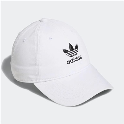 Relaxed strap-back hat