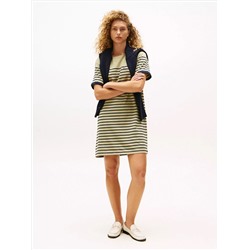 Stripe Pocket T-Shirt Dress
