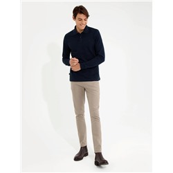 Lacivert Slim Fit Sweatshirt