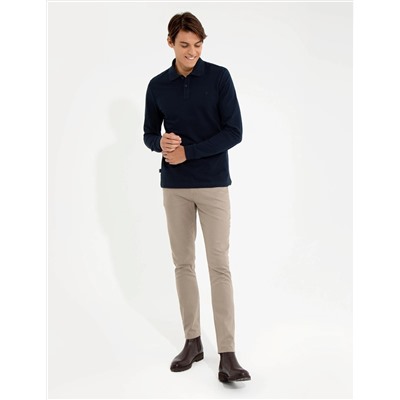 Lacivert Slim Fit Sweatshirt