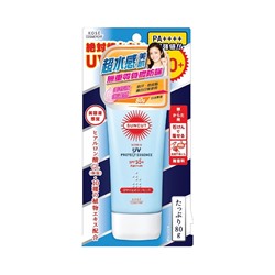KOSE Солнцезащитная эссенция для лица и тела SUNCUT SPF50+ прозрачный, без аромата, туба, 80 гр