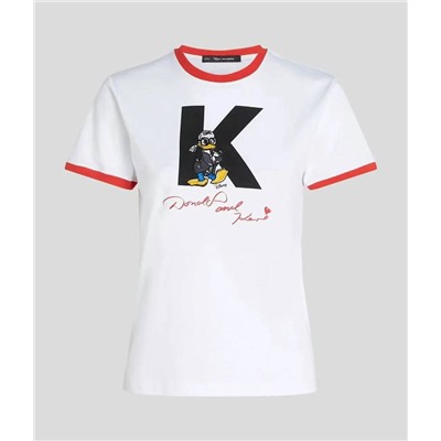 Женская футболка Karl Lagerfel*d x Dysney 😎  ОРИГИНАЛ!