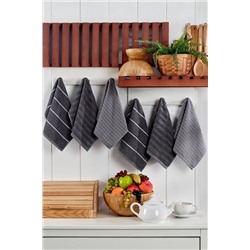 TABEA HOME, Yonca 6'lı El Yüz Havlu Seti 30x50cm | Mutfak Havlusu | Pamuklu |