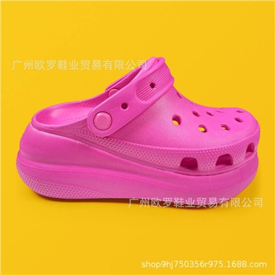 Женские сабо на платформе Croc*s