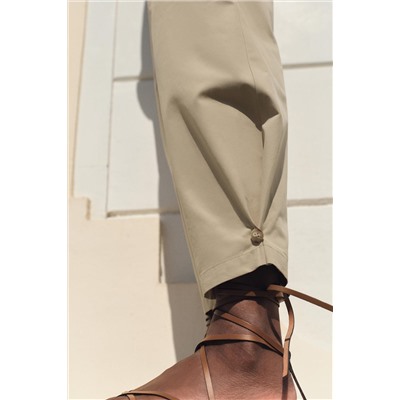 BELTED PAPERBAG CARGO TROUSERS