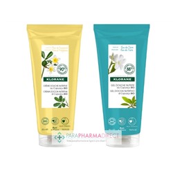 Klorane Cupuaçu Crème Douche Nutritive Fleur de Frangipanier + Gel Douche Nutritif Eau de Tiaré 2x200mlLot  × 2