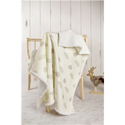 HAMUR Fluffy Bebek Battaniyesi 80x100 Cm Melis Koyun Tüyü Battaniye E11BC0550259HM