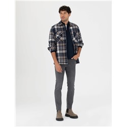 Antrasit Slim Fit Jean Pantolon