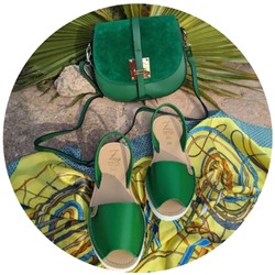 AB.Zapatos · 3202 encina+Pelle 2704 verde+палантин Martina HYL (100) amarillo