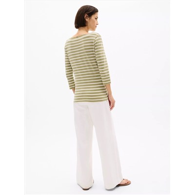 Stripe Boatneck T-Shirt