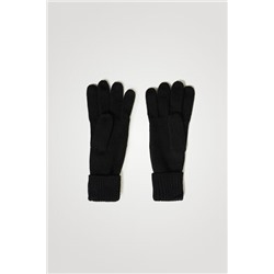 Guantes tricot bordado a tono