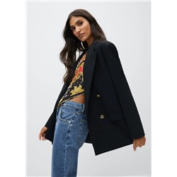 Americana doble botonadura -  Mujer | MANGO OUTLET Melilla