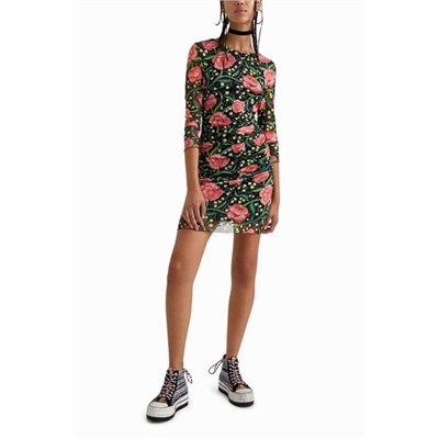 Vestido slim forro interior