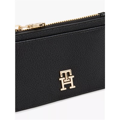Monogram Zip Card Holder with Key Leash