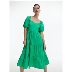 Baumwollkleid mit Rüschen