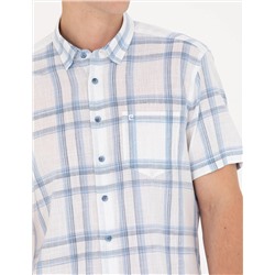 Mavi Regular Fit Kısa Kollu Gömlek