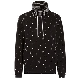 Damen Sweatshirt mit Schalkragen