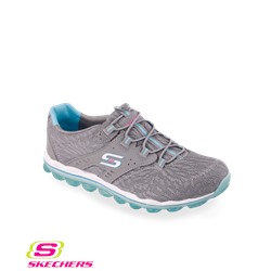 Skechers Lite SkechAir Athletic Gray/Blue Nursing Shoe