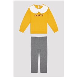 Penti Kız Çocuk Big Collar Uzun Kollu Pijama Takımı PNUNVHBK23SK-MIX