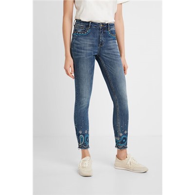 Pantalón vaquero skinny tobillero