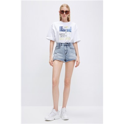Short vaquero Azul