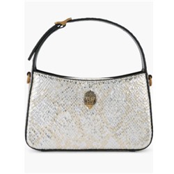 Mini Bond Embossed Recycled Leather Top Handle Bag Kurt Geiger London