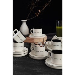 Keramika Motto Stackable Çay Takımı 12 Parça 6 Kişilik CTKCAYSTACKABLEMOTTO000012