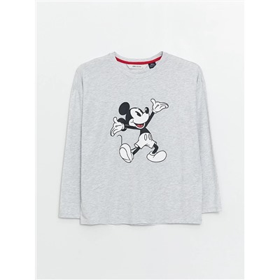 LC Waikiki Bisiklet Yaka Mickey Mouse Baskılı Uzun Kollu Kadın Pijama Takımı, LCW DREAM                                            
                                            Bisiklet Yaka Mickey Mouse Baskılı Uzun Kollu Kadın Pijama Takımı