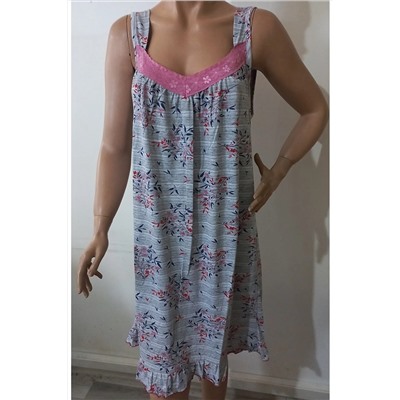 Flamingo Baskılı Gecelik-elbise 786